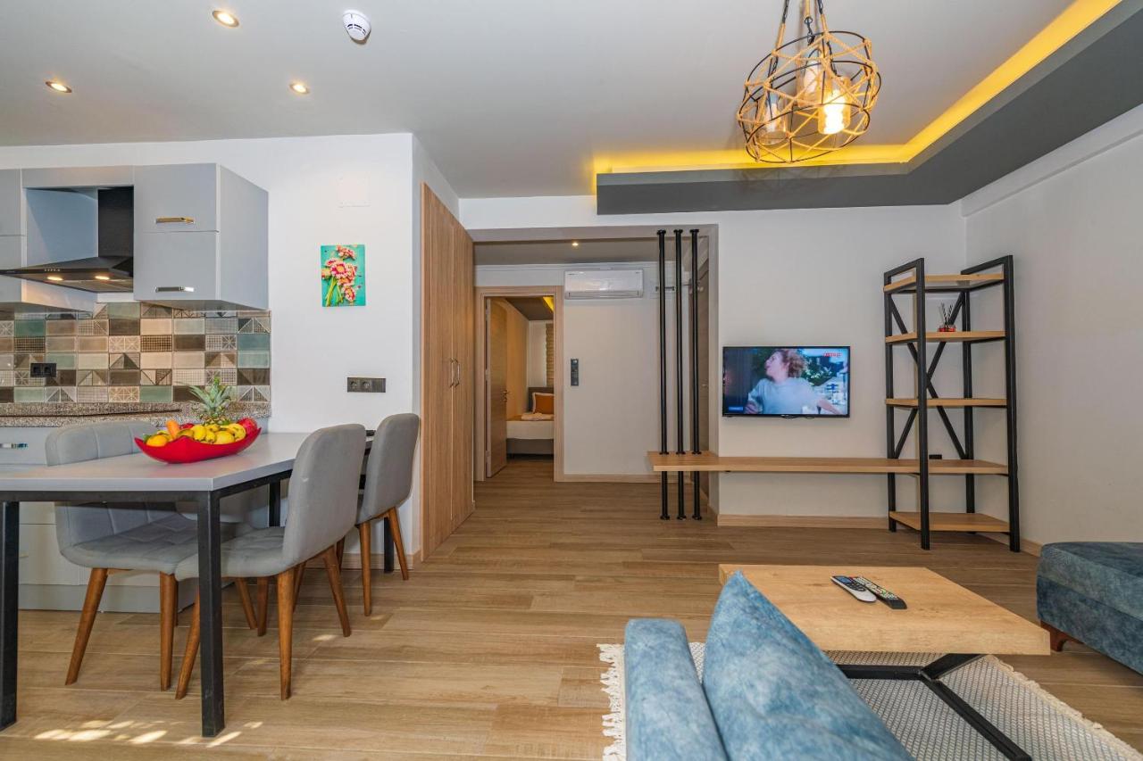 Yasam Park Apart Hotel - Fethiye Calis Beach Buitenkant foto