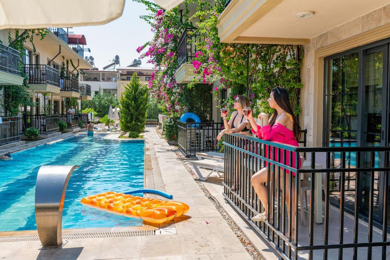 Yasam Park Apart Hotel - Fethiye Calis Beach Buitenkant foto